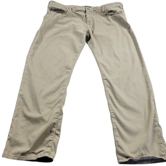 Mavi Jeans Mens 40x30 Beige Pants Zach Straight Leg Read* - Picture 1 of 7